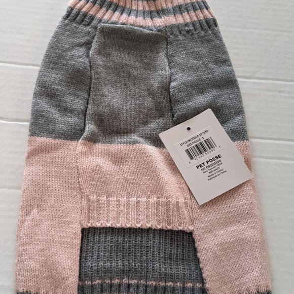 Pet Posse Knit Winter Sweater - S - Picture 3 of 7